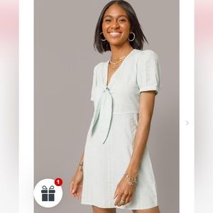 👍BRAND NEW with tags! Elle tie front mini dress